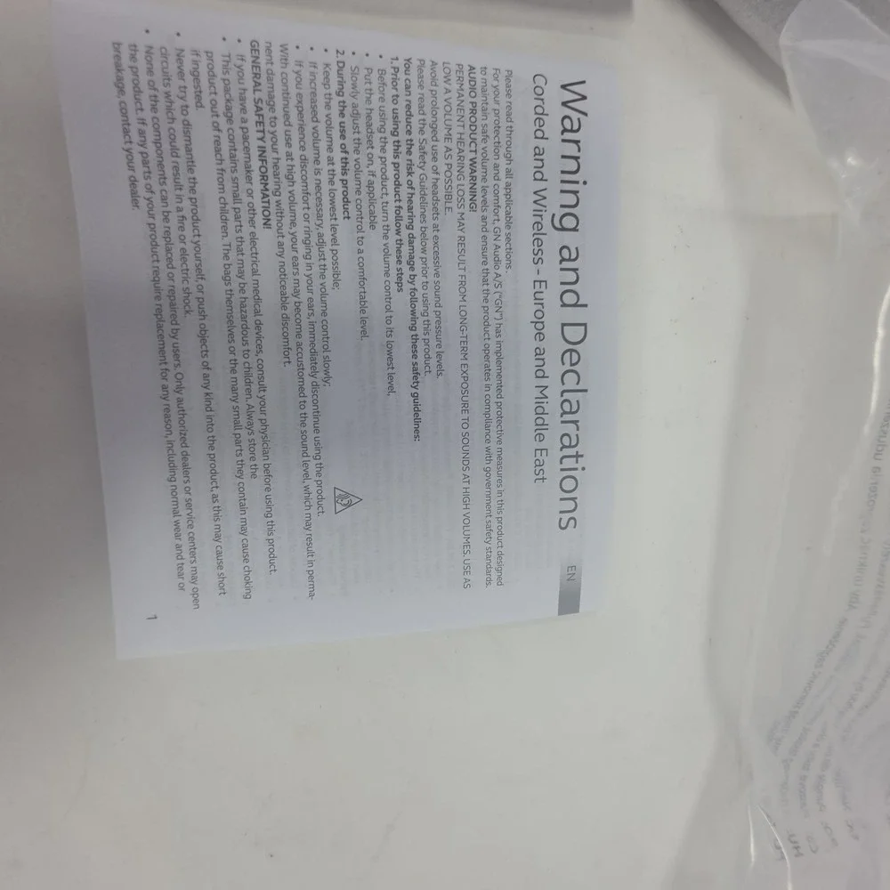 Jabra Evolve 30 II USB Headband Double Ear-Pad Headset Black